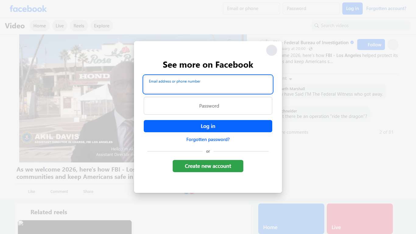 As we welcome 2026, here's how FBI - Los Angeles helped protect its communities and keep Americans safe in 2025. "Akil Davis, Assistant Director in Charge of FBI Los Angeles, brings to a close 2025 by highlighting this year's investigative successes which include the dismantling of state-sponsored hactivists and the takedown of a violent extremist group. ADIC Davis also noted the apprehension of over 260 fugitives and recovering nearly 70 children from potential trafficking and exploitation. Ope